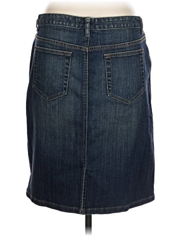 Lands' End Denim Skirt (view 2)