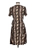 Studio One Animal Print Brown Casual Dress Size 10 - photo 2