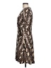 Studio One Animal Print Brown Casual Dress Size 10 - photo 5