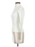 Theory Solid Ivory Turtleneck Sweater Size S - photo 5