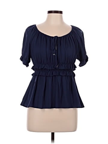 HD in Paris Short Sleeve Blouse (view 1)