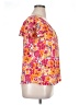 Shein Curve 100% Polyester Floral Pink Short Sleeve Blouse Size XL - photo 4