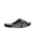 Eileen Fisher Stripes Black Sandals Size 8 1/2 - photo 1