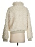 Elan 100% Polyester Ivory Faux Fur Jacket Size S - photo 2