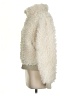 Elan 100% Polyester Ivory Faux Fur Jacket Size S - photo 5