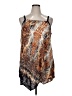 Nic + Zoe Brown Tank Top Size 1X - photo 1