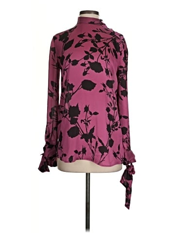 Equipment Long Sleeve Blouse (view 1)