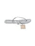 Ilse Jacobsen Silver Flip Flops Size 10 - photo 1