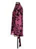 Equipment 100% Polyester Floral Burgundy Long Sleeve Blouse Size XS - photo 5