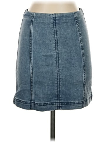 Free People Denim Skirt (view 1)