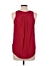 Lush 100% Polyester Red Sleeveless Top Size M - photo 2