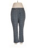 Worthington Print Blue Casual Pants Size 12 - photo 1