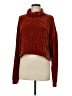 Altar'd State 100% Polyester Red Turtleneck Sweater Size M - photo 1
