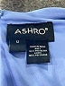 ASHRO 100% Polyester Solid Blue Casual Dress Size 12 - photo 4