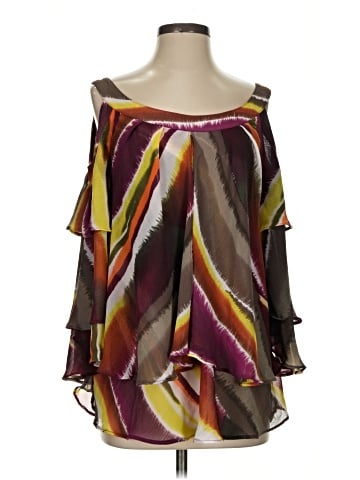 Hot In Hollywood 3/4 Sleeve Blouse (view 1)