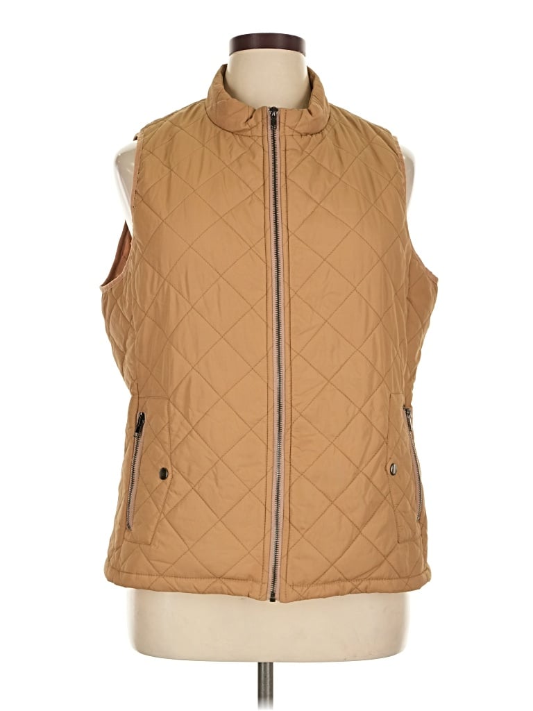 Pre-owned Fuinloth Vest In Tan
