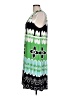 AB Studio Graphic Green Casual Dress Size L - photo 5