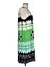 AB Studio Graphic Green Casual Dress Size L - photo 4
