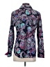 Chico's Paisley Blue Long Sleeve Blouse Size Sm (0) - photo 2