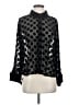 Minkpink Polka Dots Black Long Sleeve Blouse Size S - photo 1