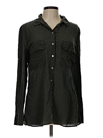 Express Long Sleeve Button-Down Shirt (view 1)
