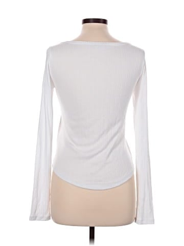 Madewell Pointelle Long-Sleeve Scoopneck Tee (view 2)