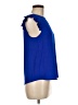 Monteau Blue Sleeveless Blouse Size M - photo 4