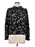 Unbranded Floral Black Long Sleeve Blouse Size M - photo 1