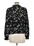 Unbranded Floral Black Long Sleeve Blouse Size M - photo 2