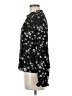 Unbranded Floral Black Long Sleeve Blouse Size M - photo 5