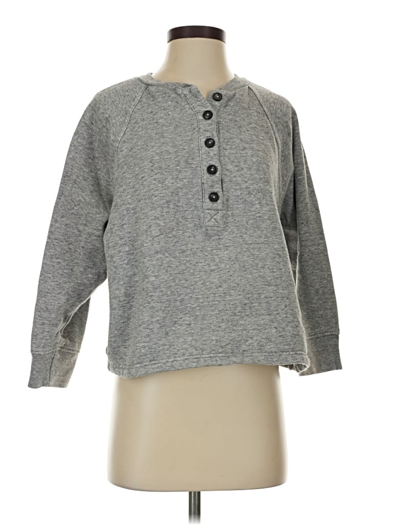 Pre-owned Mwl By Madewell Pullover Sweater In Gray