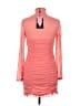 PrettyLittleThing 100% Polyester Pink Cocktail Dress Size 6 - photo 2