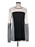 Vince. Color Block Multi Color Silver Pullover Sweater Size S - photo 1