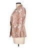 Zara Basic 100% Polyester Paisley Pink Blazer Size L - photo 5