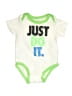 Nike Print Ivory Short Sleeve Onesie 0-3 MO / 3 MO - photo 1