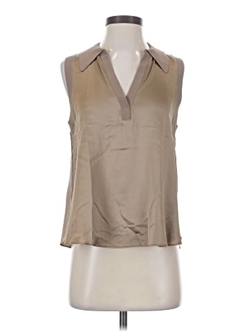 Cinq à Sept Sleeveless Silk Top (view 1)