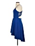 B. Darlin Solid Blue Cocktail Dress Size 3 - 4 - photo 5