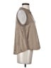 Cinq à Sept 100% Silk Tan Sleeveless Silk Top Size S - photo 4