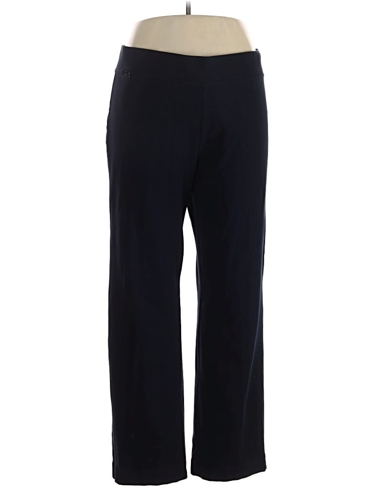 Pre-owned Lands' End Casual Pants In Black