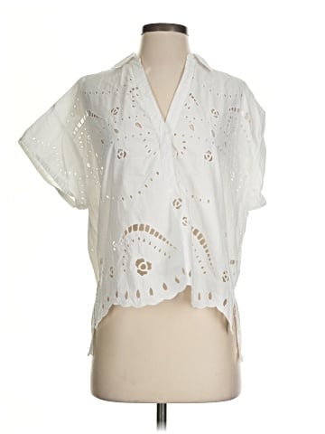 Maeve by Anthropologie Short Sleeve Blouse (view 1)