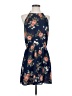 Unbranded Floral Blue Casual Dress Size S (estimated) - photo 1