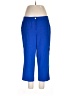Weekends by Chico's Solid Blue Active Pants Size Lg (2) - photo 1