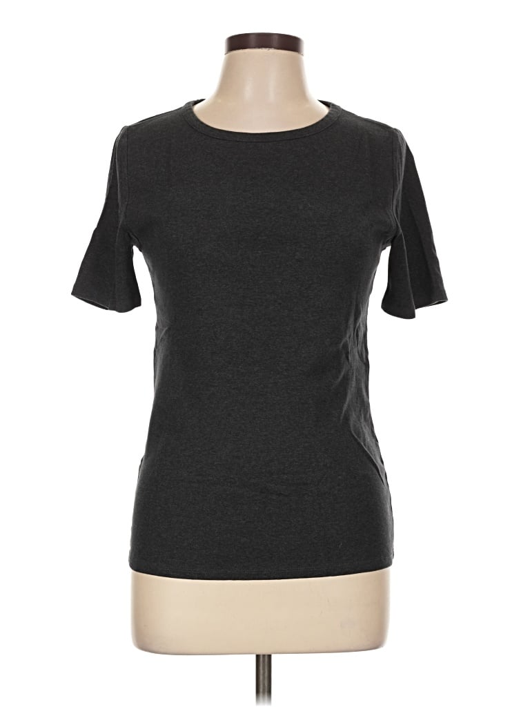 Pre-owned Jcrew Short Sleeve T-shirt In Gray