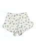 Petersyn 100% Cotton Floral Ivory Shorts Size M - photo 1