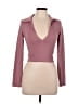 Babaton Burgundy Long Sleeve Top Size M - photo 1