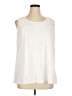 BLOOMCHIC 100% Polyester Ivory Sleeveless Blouse Size 14 - photo 1