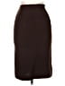Bianca 100% Wool Solid Brown Wool Skirt Size 10 - photo 2