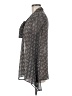 Bellatrix 100% Polyester Gray Long Sleeve Blouse Size M - photo 5