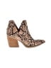 Steve Madden 100% Polyurethane Animal Print Tan Ankle Boots Size 8 - photo 1