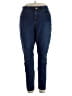 Rafaella Solid Blue Jeans Size 20 - photo 1